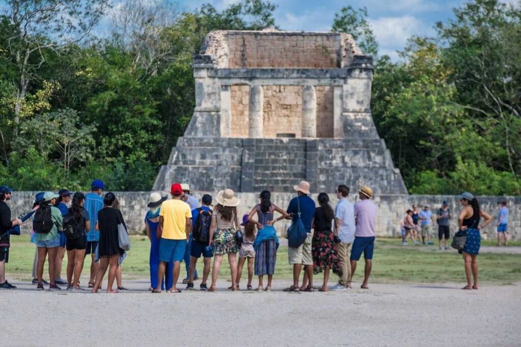 The Great Ball Court At Chichen Itza