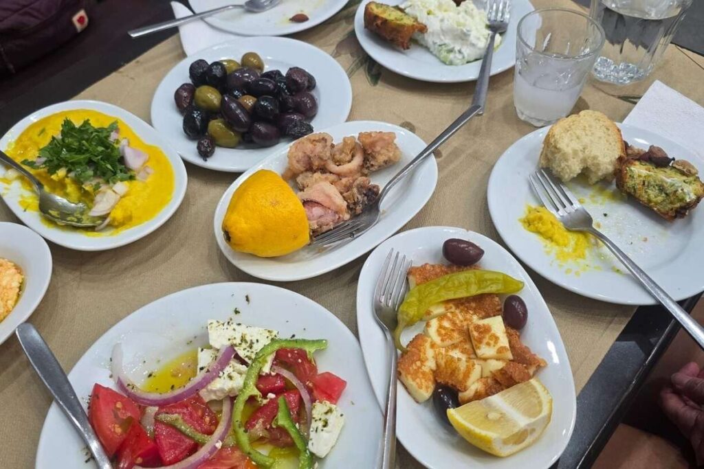 athens greek food walking tour