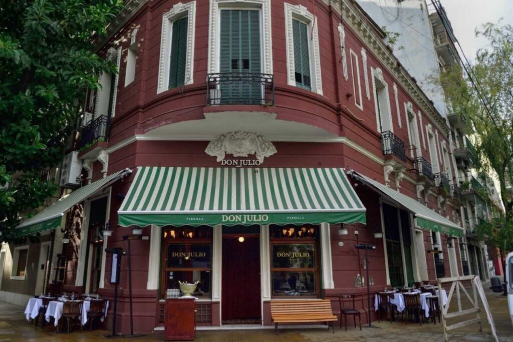 don julio restaurant in palermo, buenos aires
