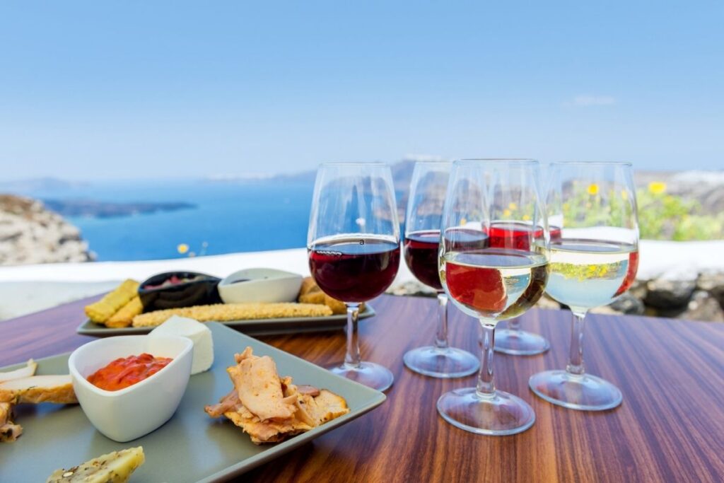 santorini wine